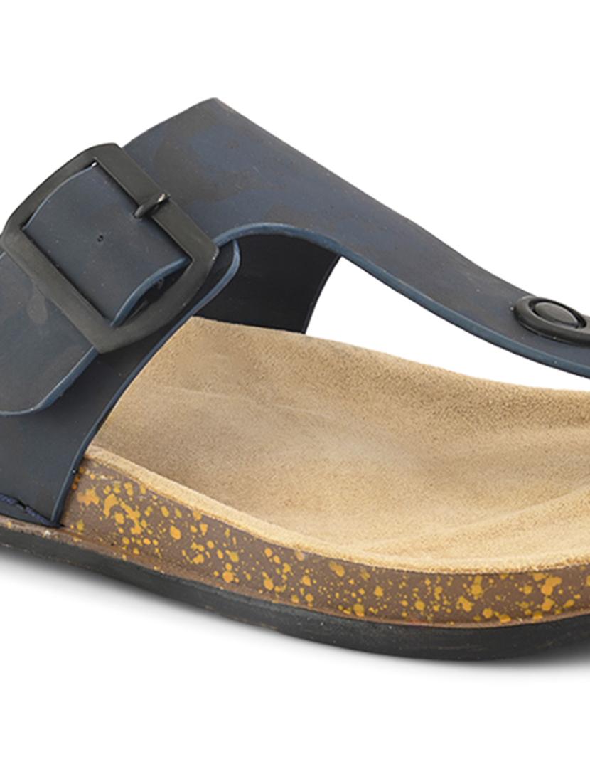 men printed toe separator sandal - 21931677 - Standard Image - 5
