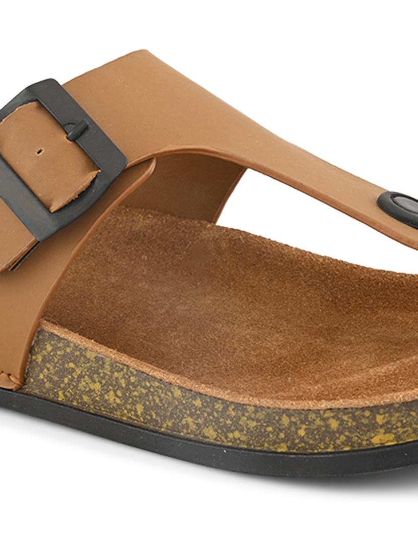 men solid toe separator sandal - 21931683 - Standard Image - 5