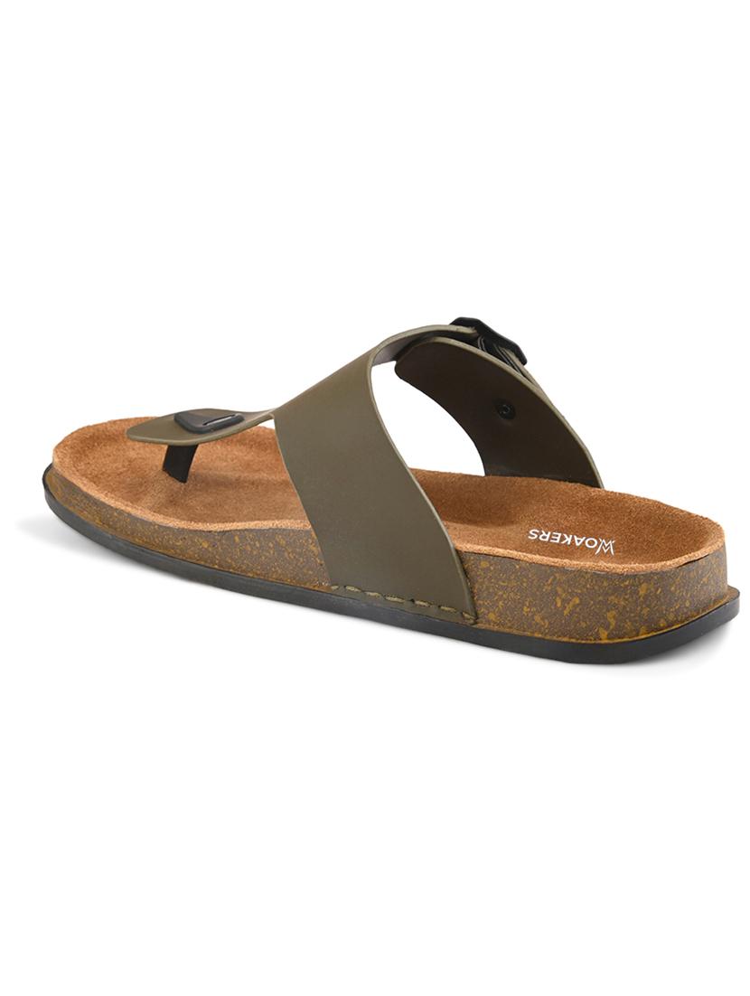 men solid toe separator sandal - 21931686 - Standard Image - 3