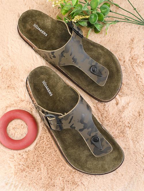 men olive toe separator sandal - 21931689 - Standard Image - 0