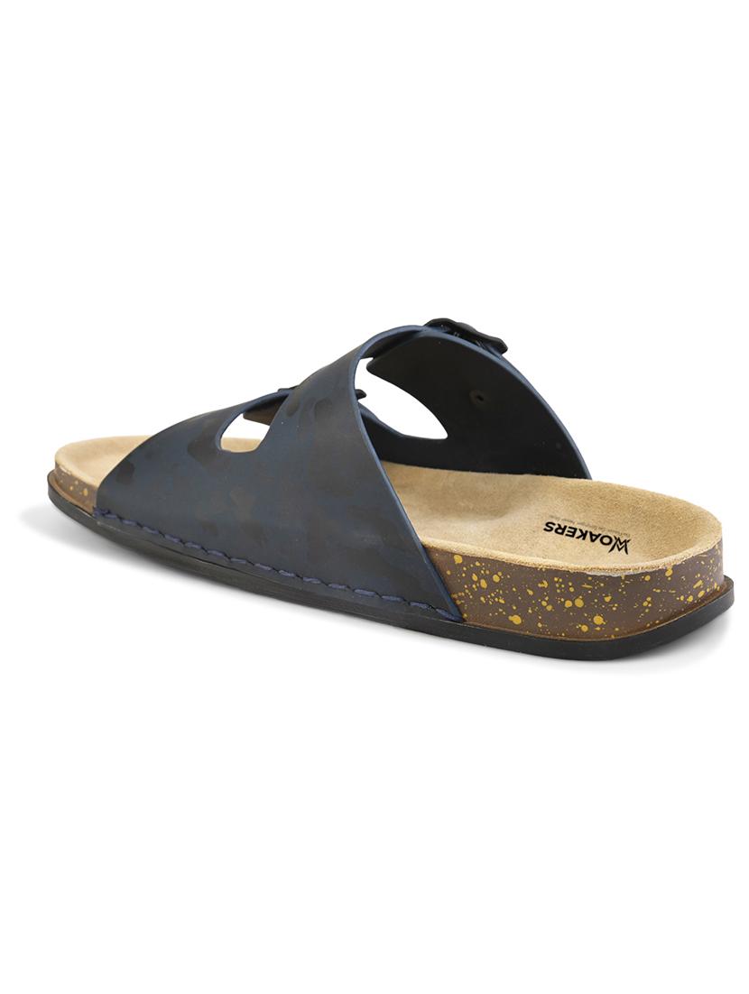 men blue slip on sandal - 21931690 - Standard Image - 3