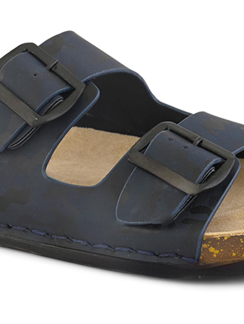 men blue slip on sandal - 21931690 - Standard Image - 5