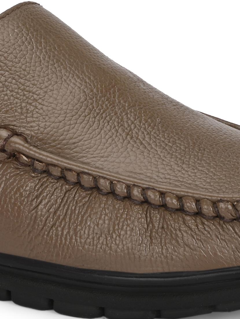 men brown slip on loafer - 21931712 - Standard Image - 5
