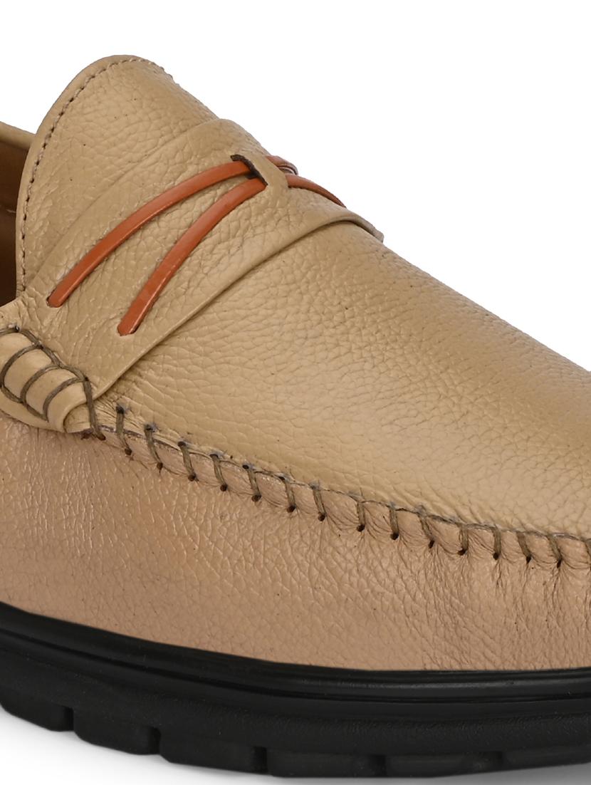men beige slip on loafer - 21931717 - Standard Image - 5