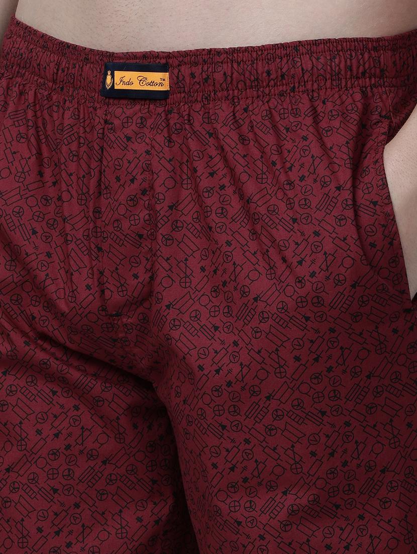 red cotton blend pyjamas - 21932049 - Standard Image - 3