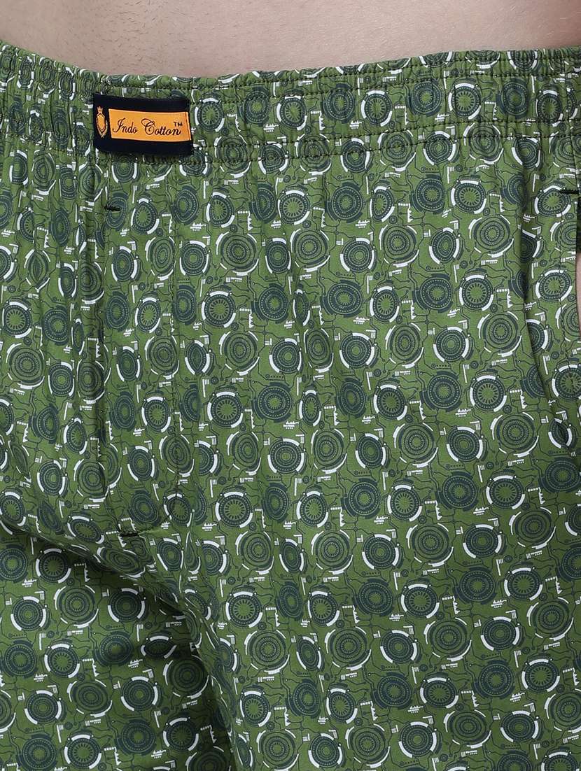men printed mid rise full length pyjama - 21932051 -  Standard Image - 3