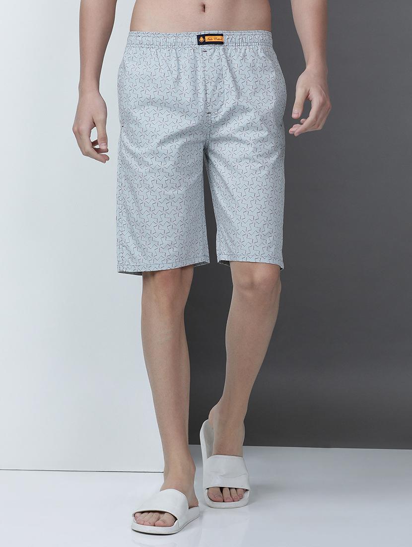 men printed mid rise regular fit shorts - 21932052 - Zoom Image - 0