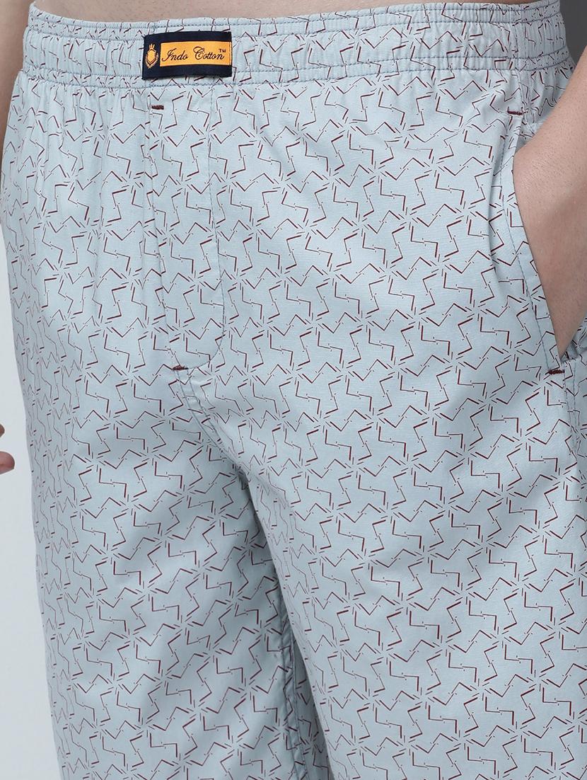 men printed mid rise regular fit shorts - 21932052 - Standard Image - 3