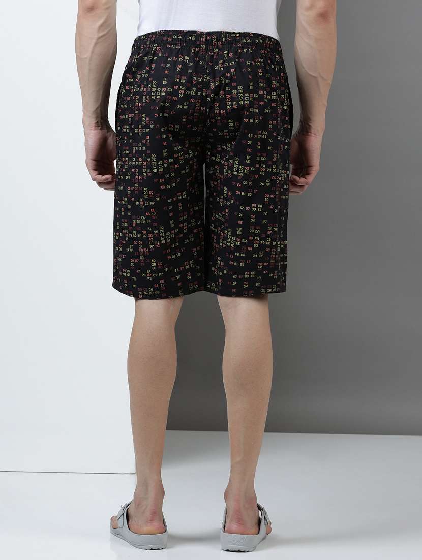 men printed mid rise loungewear boxer - 21932056 -  Standard Image - 3