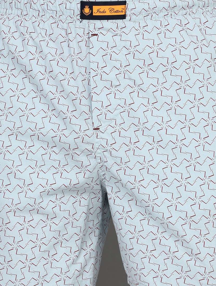 men printed mid rise loungewear boxer - 21932058 -  Standard Image - 3