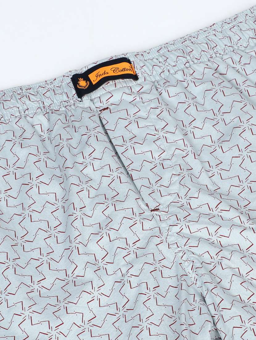 men printed mid rise loungewear boxer - 21932058 -  Standard Image - 5