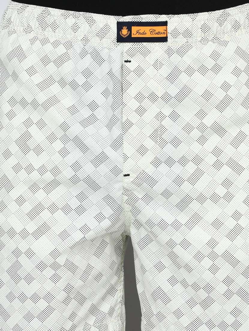 men printed mid rise loungewear boxer - 21932059 -  Standard Image - 3