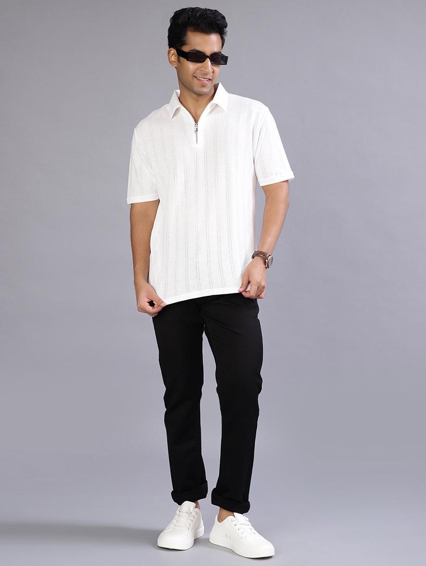 men solid short sleeve regular fit polo t-shirt - 21932216 - Standard Image - 3