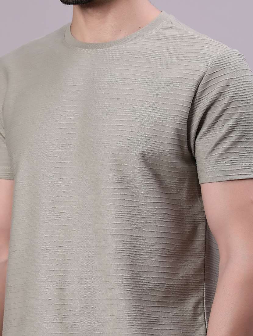 men self design short sleeve regular fit t-shirt - 21932229 -  Standard Image - 3