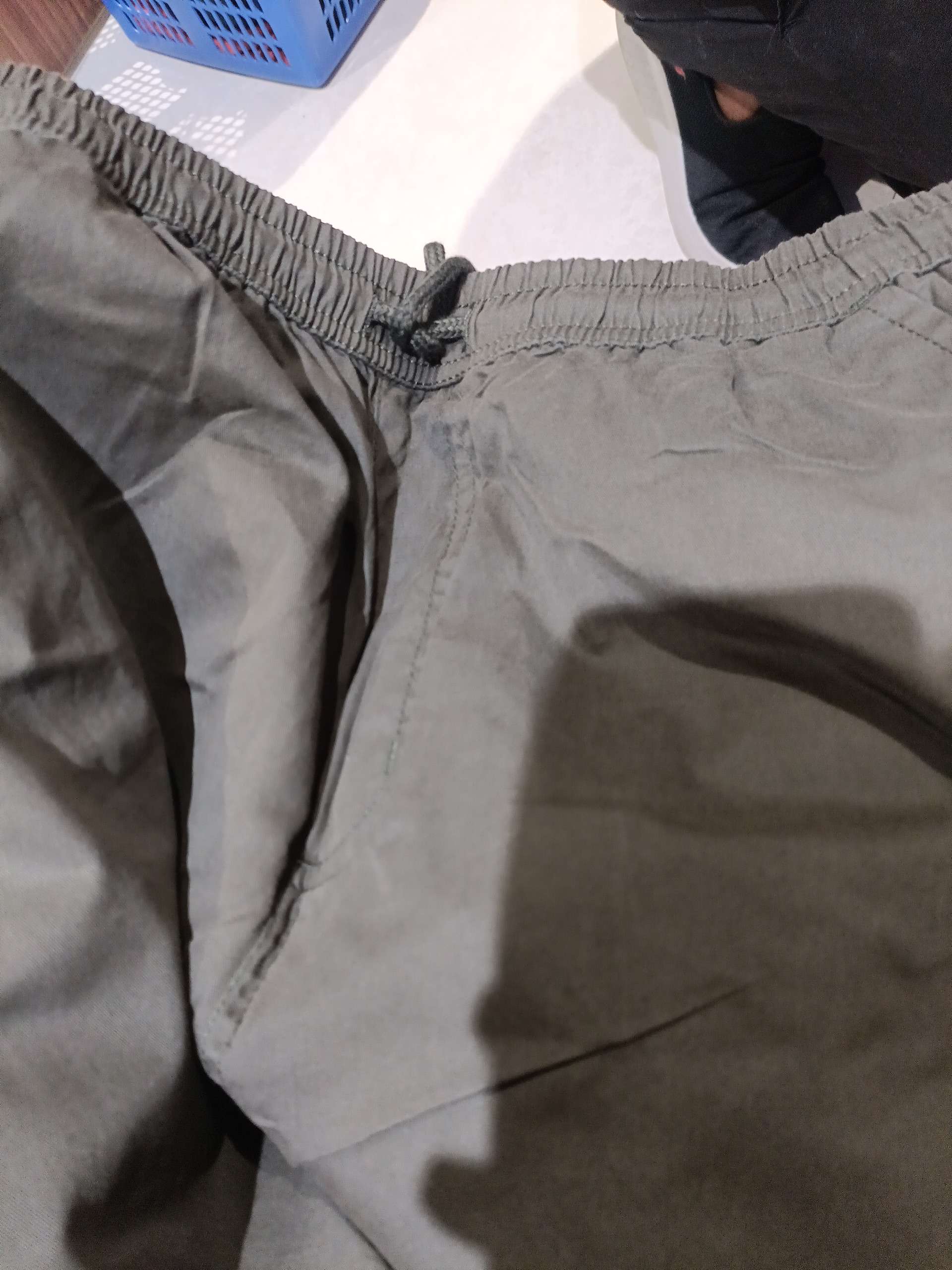olive twill track pant - 21932273 - Zoom Image - 0