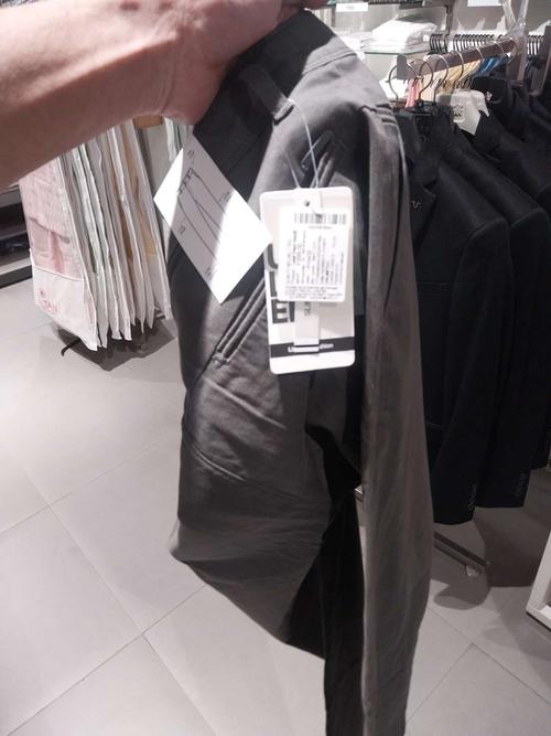 dark grey satin casual trousers - 21932524 - Standard Image - 0