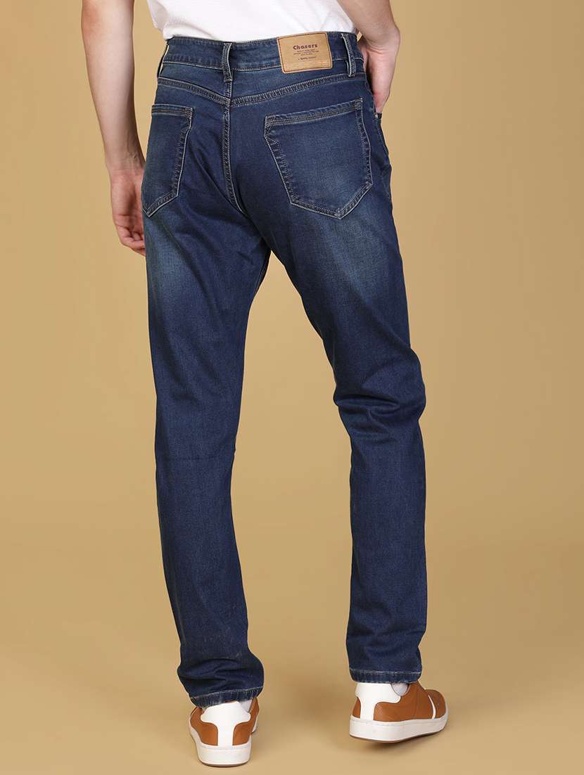 men solid mid rise slim fit jean - 21932547 -  Standard Image - 3
