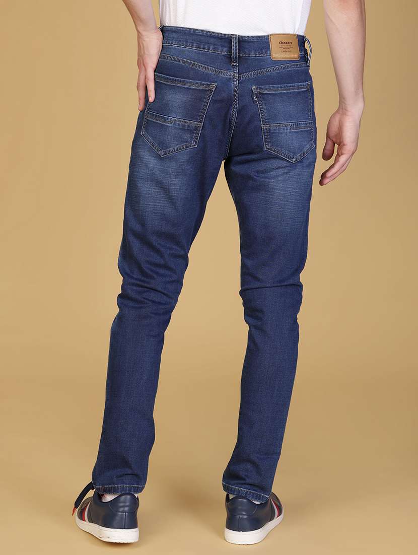 men solid mid rise slim fit jean - 21932551 -  Standard Image - 3