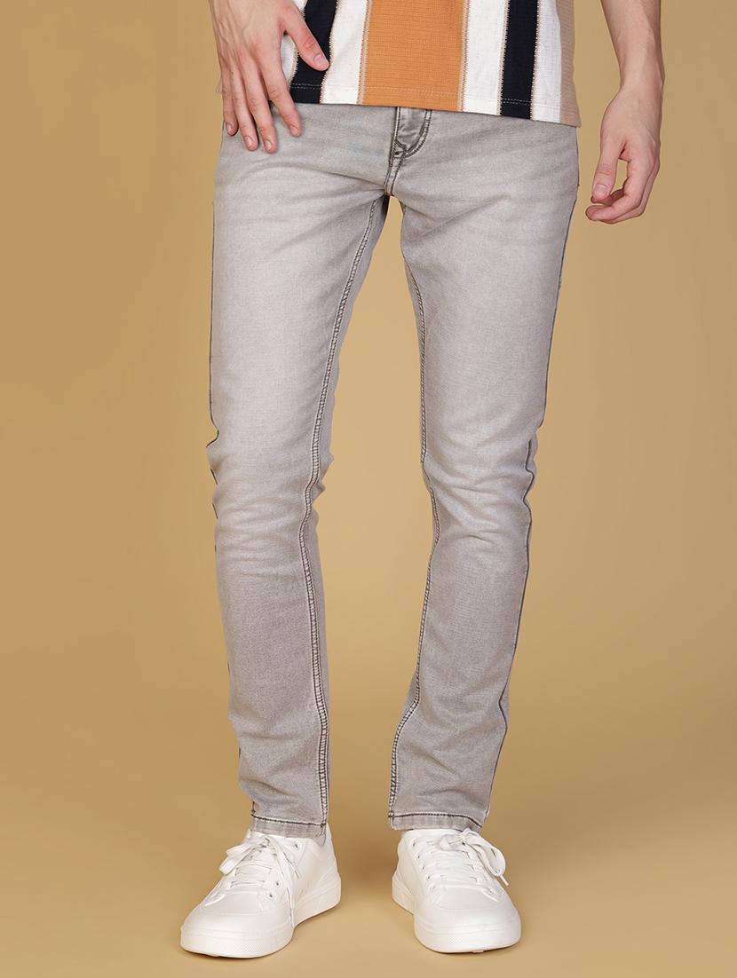 men solid mid rise slim fit jean - 21932572 - Zoom Image - 0