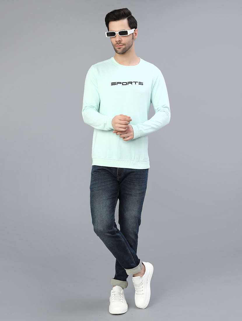 men printed long sleeve sweatshirt - 21932596 -  Standard Image - 3