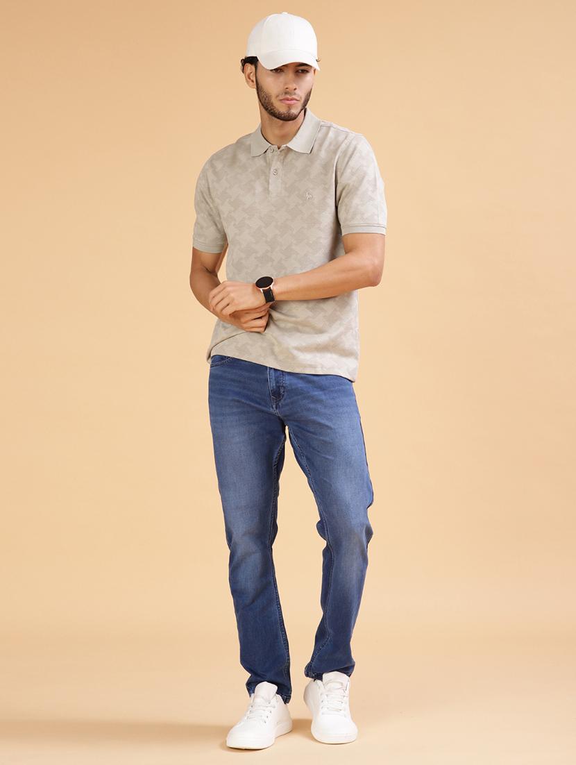 men printed short sleeve regular fit polo t-shirt - 21932712 - Standard Image - 3