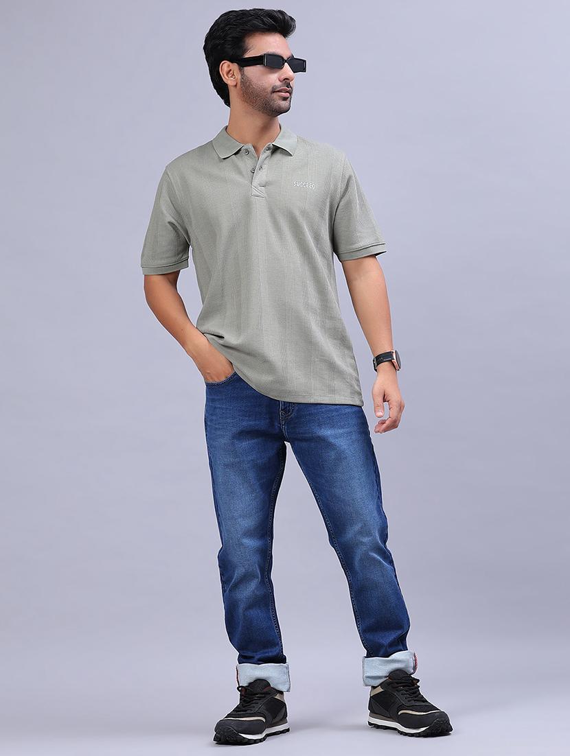 men solid short sleeve regular fit polo t-shirt - 21932713 - Standard Image - 3