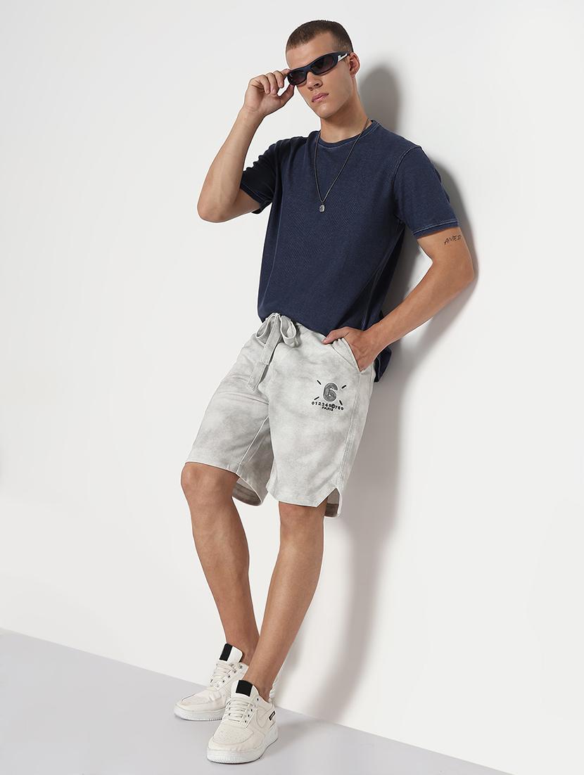 men printed low rise regular fit shorts - 21933434 - Standard Image - 5