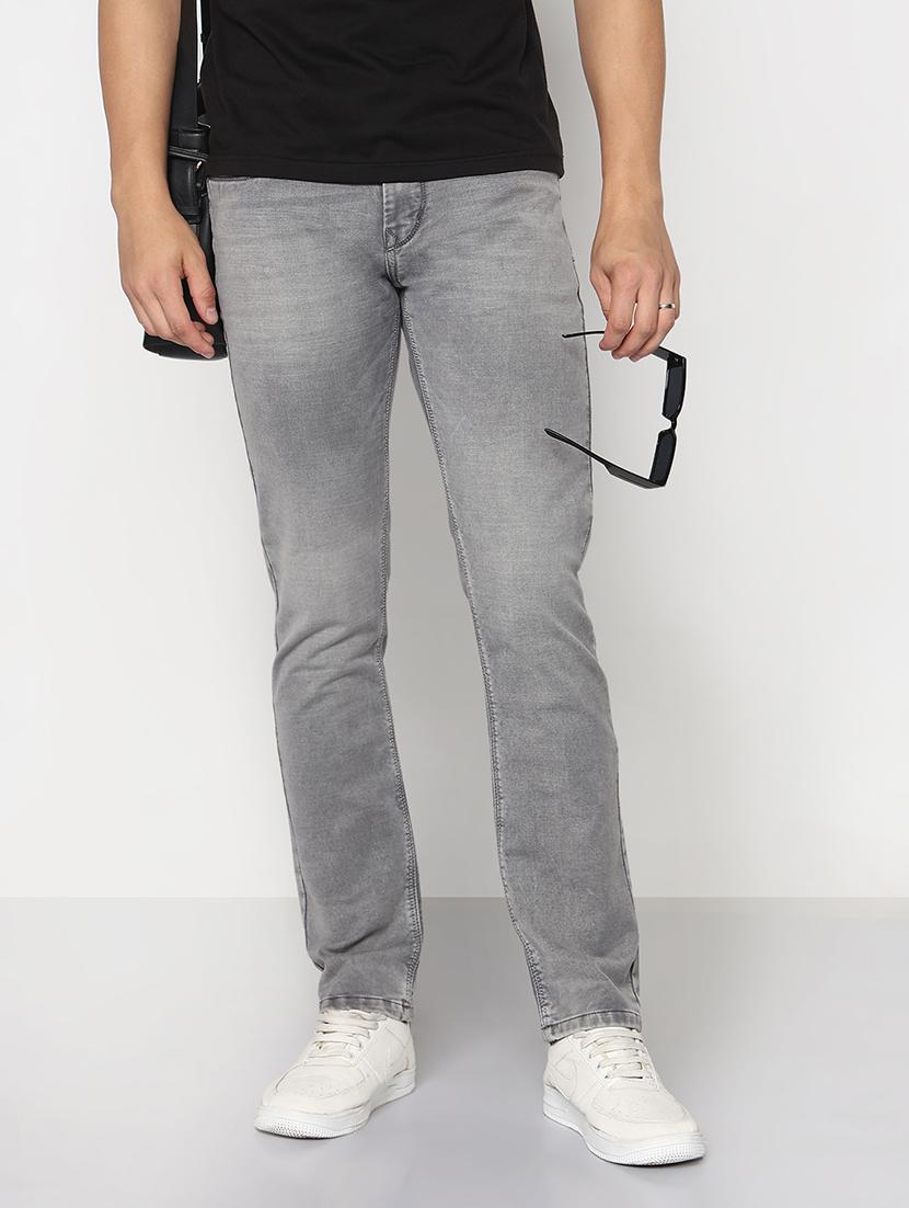 men solid mid rise slim fit jean - 21933436 - Zoom Image - 0