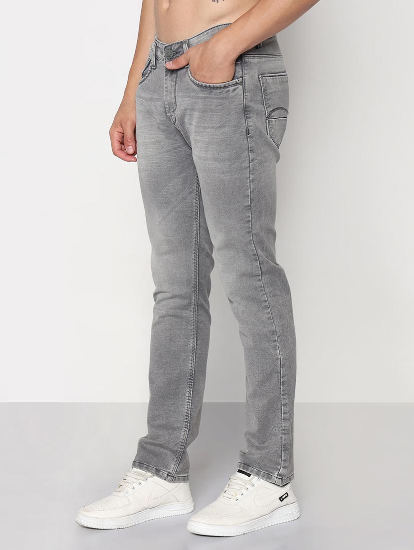 men solid mid rise slim fit jean - 21933436 - Standard Image - 3
