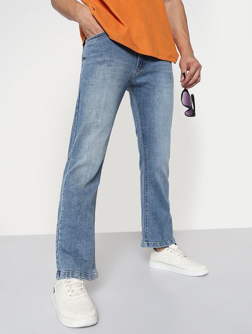 men solid mid rise straight fit jean - 21933443 -  Standard Image - 0