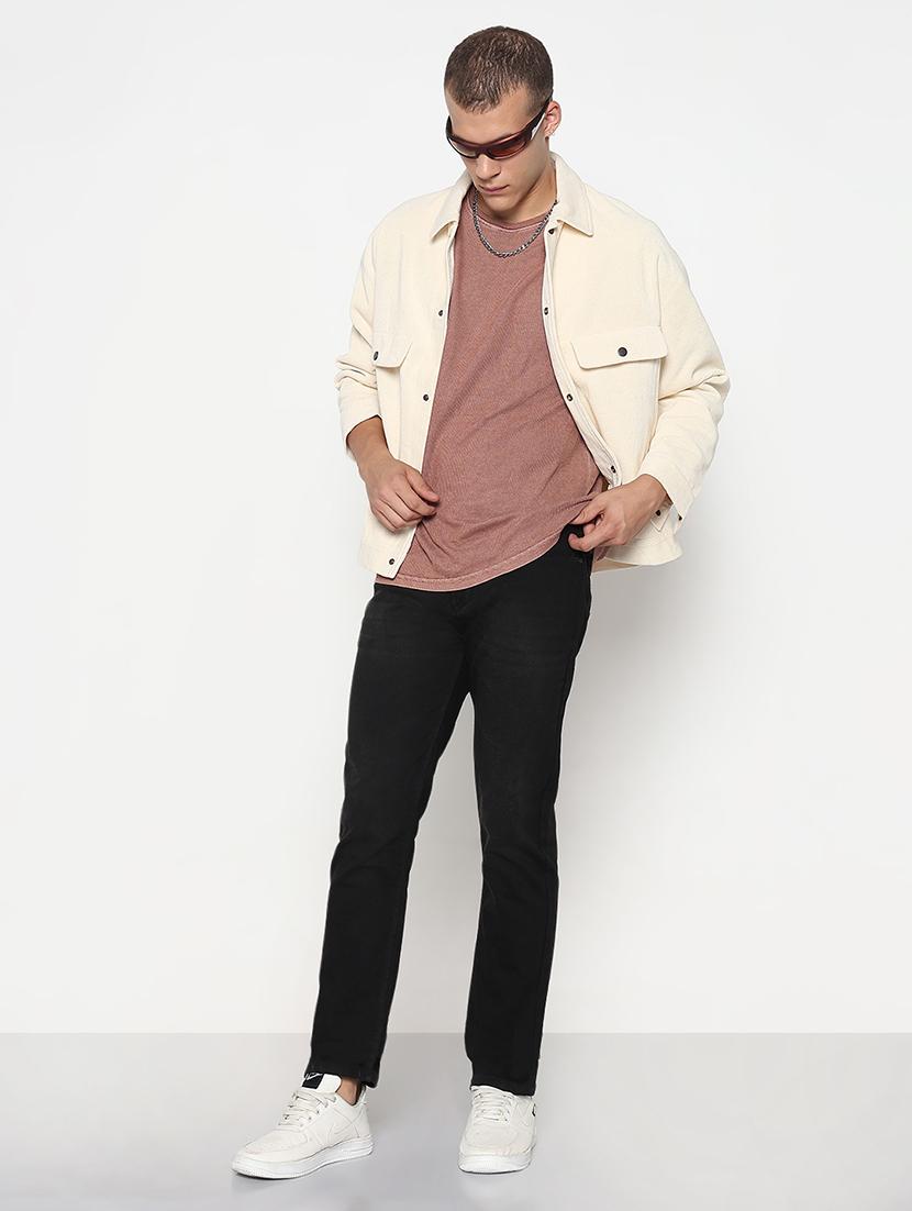 men black low rise full length jeans - 21933446 - Standard Image - 5