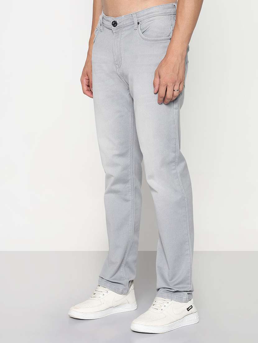 men solid mid rise slim fit jean - 21933451 -  Standard Image - 3