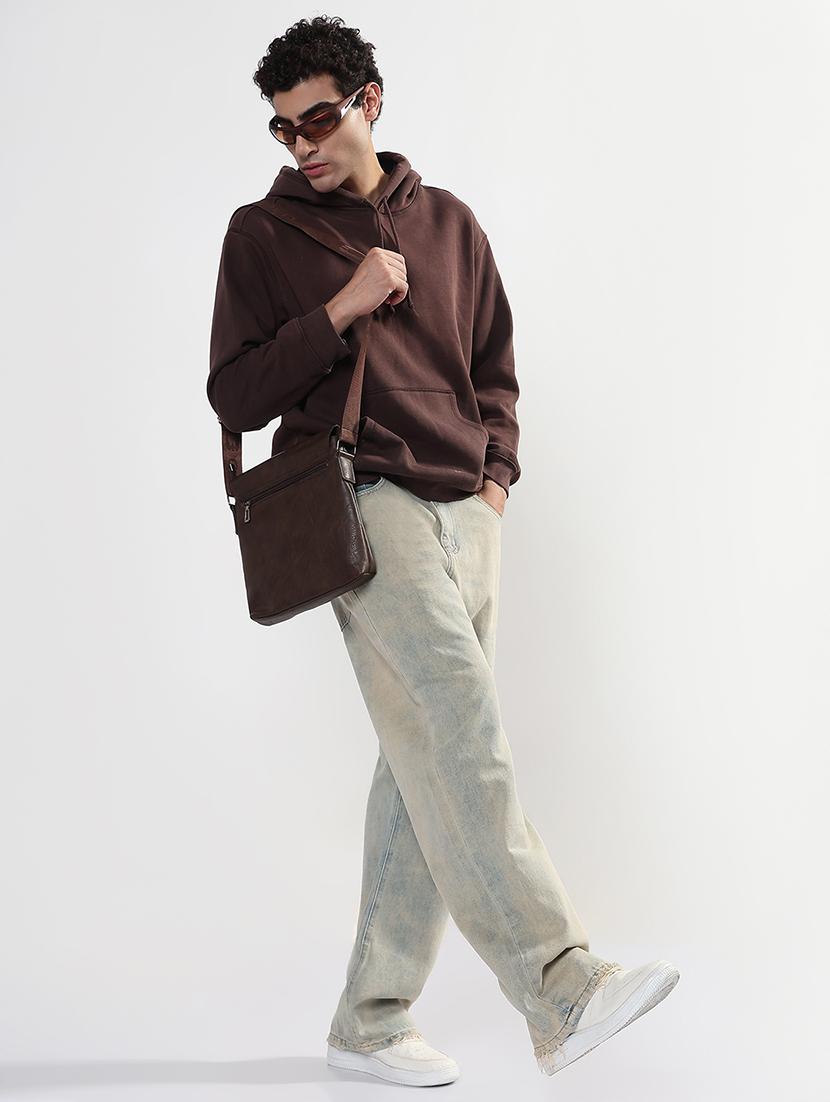 men washed mid rise baggy jean - 21933461 - Standard Image - 5