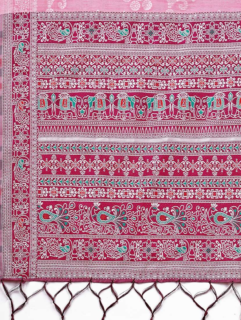 women self design bordered saree with blouse - 21933481 -  Standard Image - 3