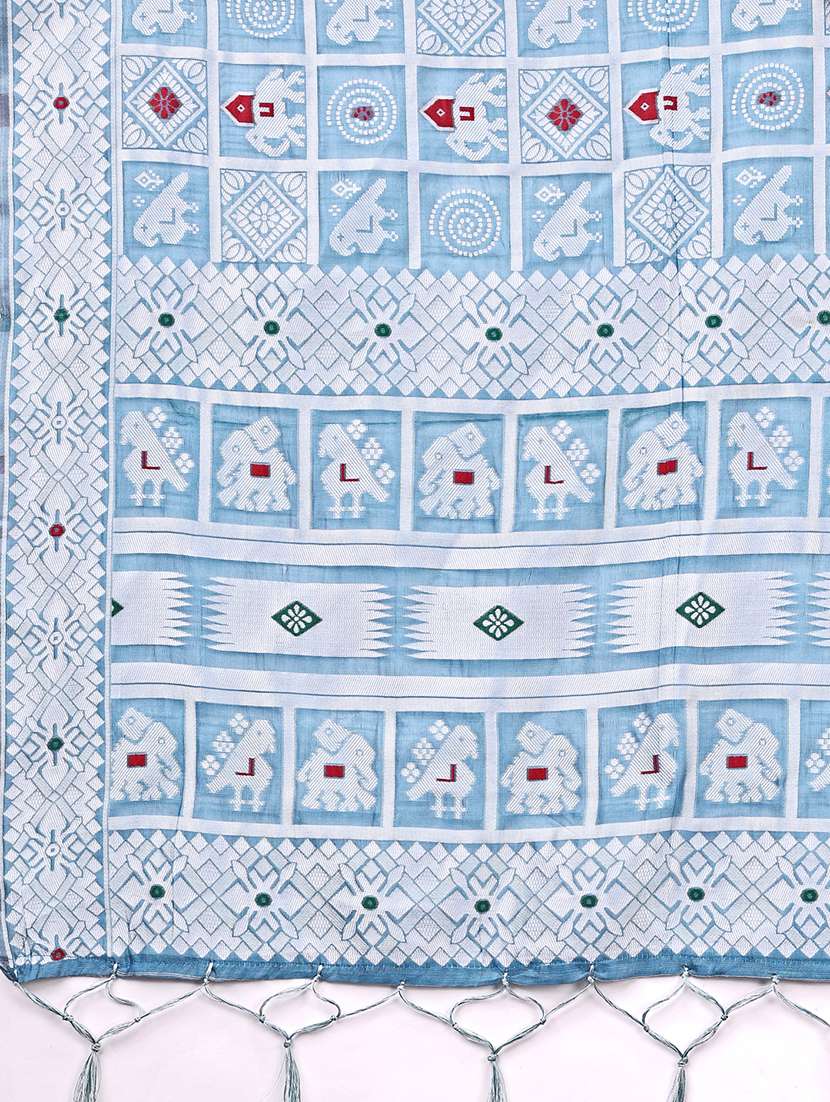 women self design patola saree with blouse - 21933489 -  Standard Image - 3