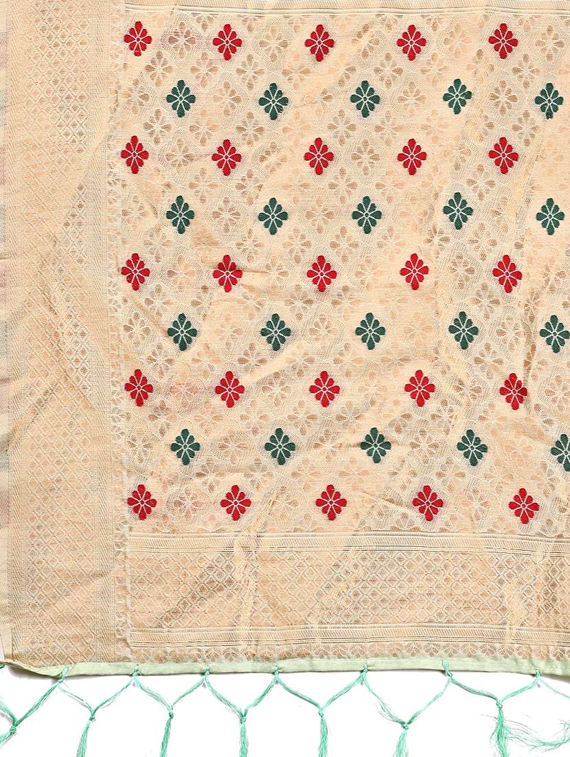 women self design bordered saree with blouse - 21933499 -  Standard Image - 3