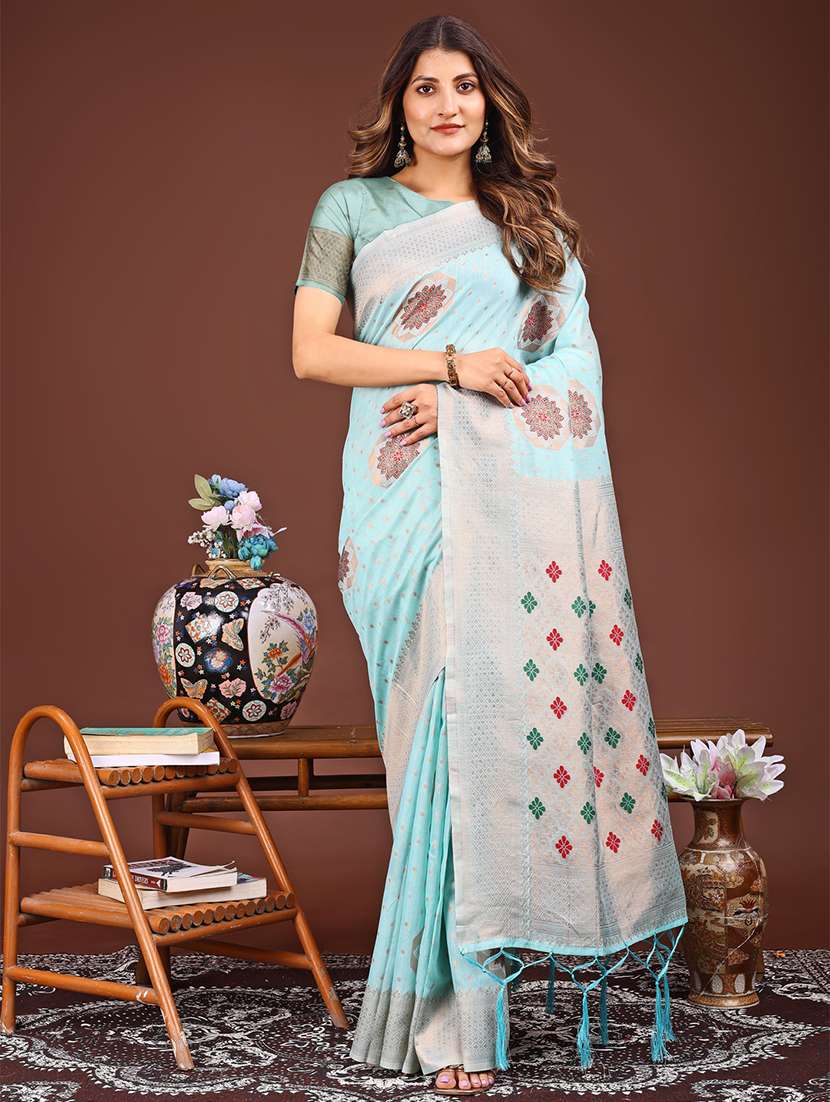 women self design bordered saree with blouse - 21933500 -  Zoom Image - 0