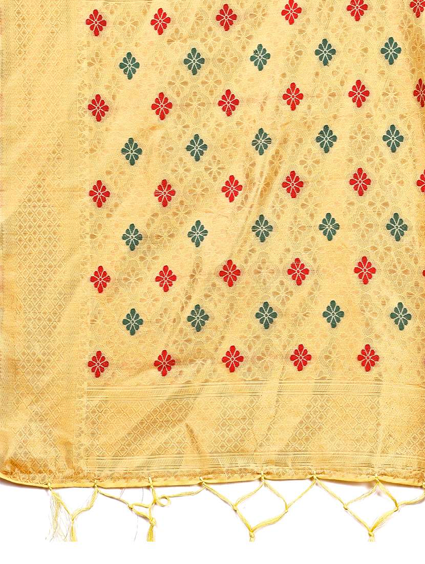 women self design bordered saree with blouse - 21933501 -  Standard Image - 3