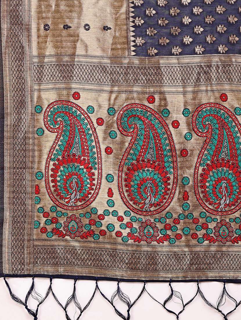 women self design paithani saree with blouse - 21933515 -  Standard Image - 3