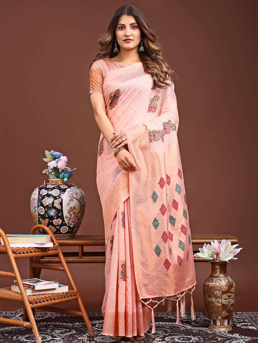 women self design bordered saree with blouse - 21933529 -  Zoom Image - 0