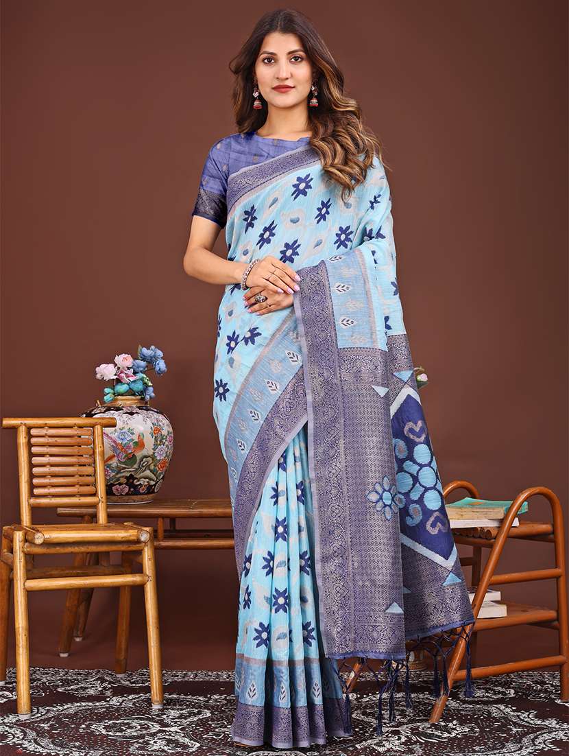 women self design bordered saree with blouse - 21933535 -  Zoom Image - 0