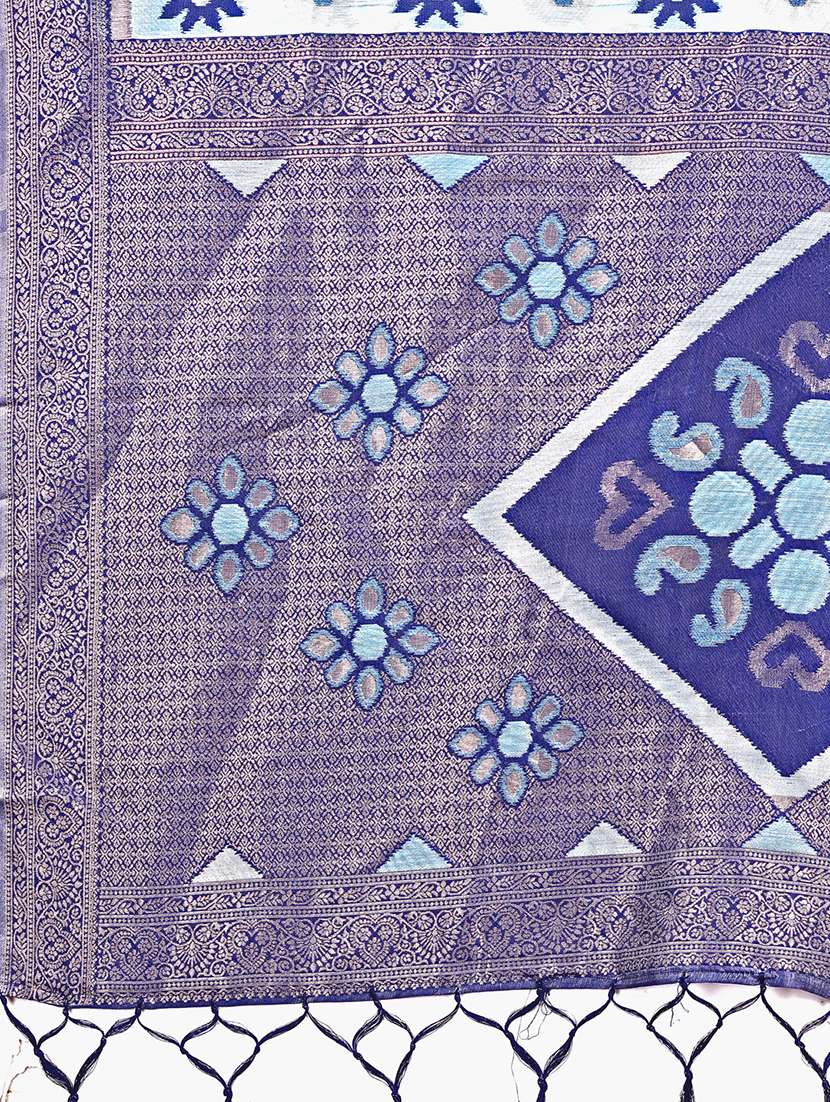 women self design bordered saree with blouse - 21933535 -  Standard Image - 3