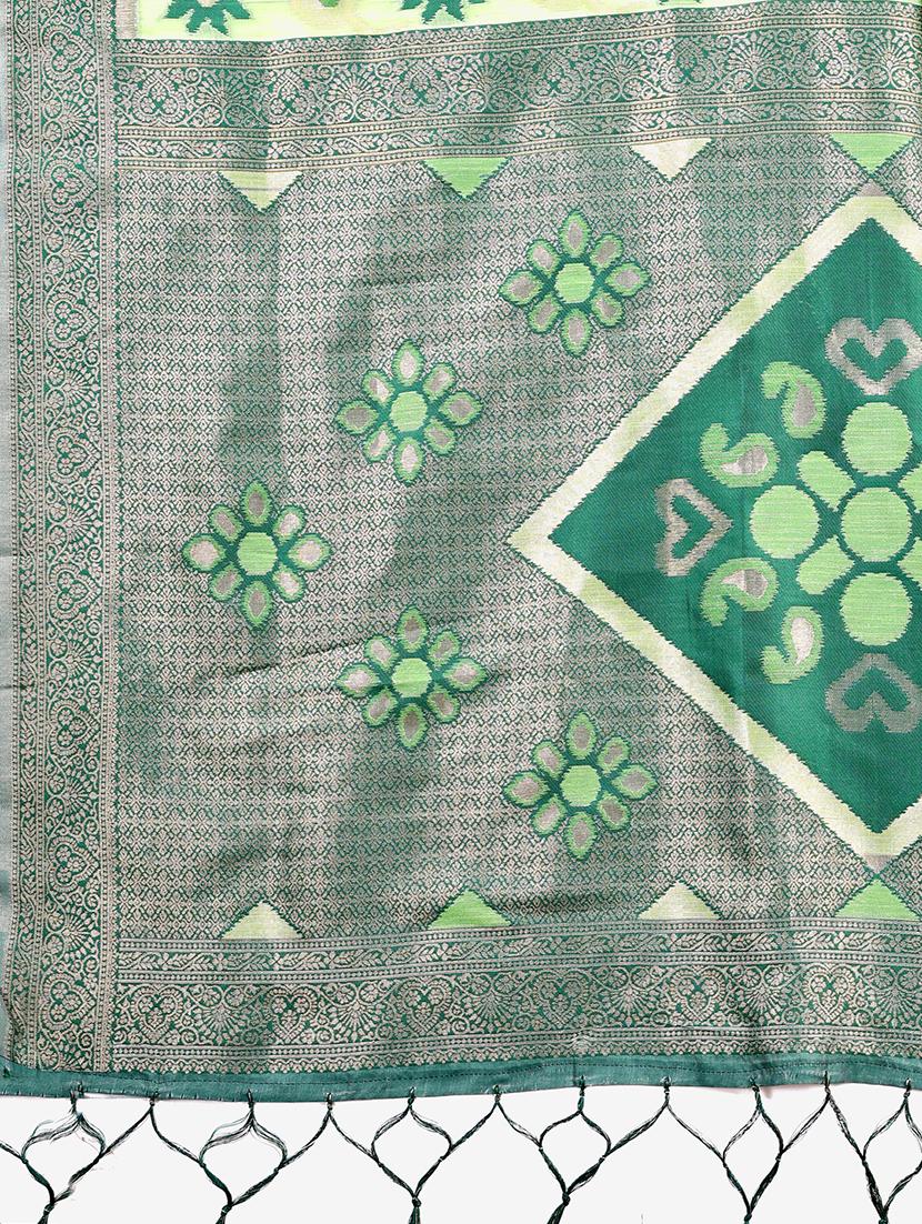 women self design bordered saree with blouse - 21933536 - Standard Image - 3
