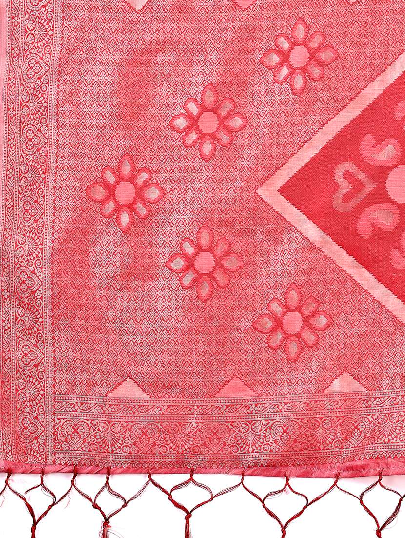 women self design bordered saree with blouse - 21933540 -  Standard Image - 3