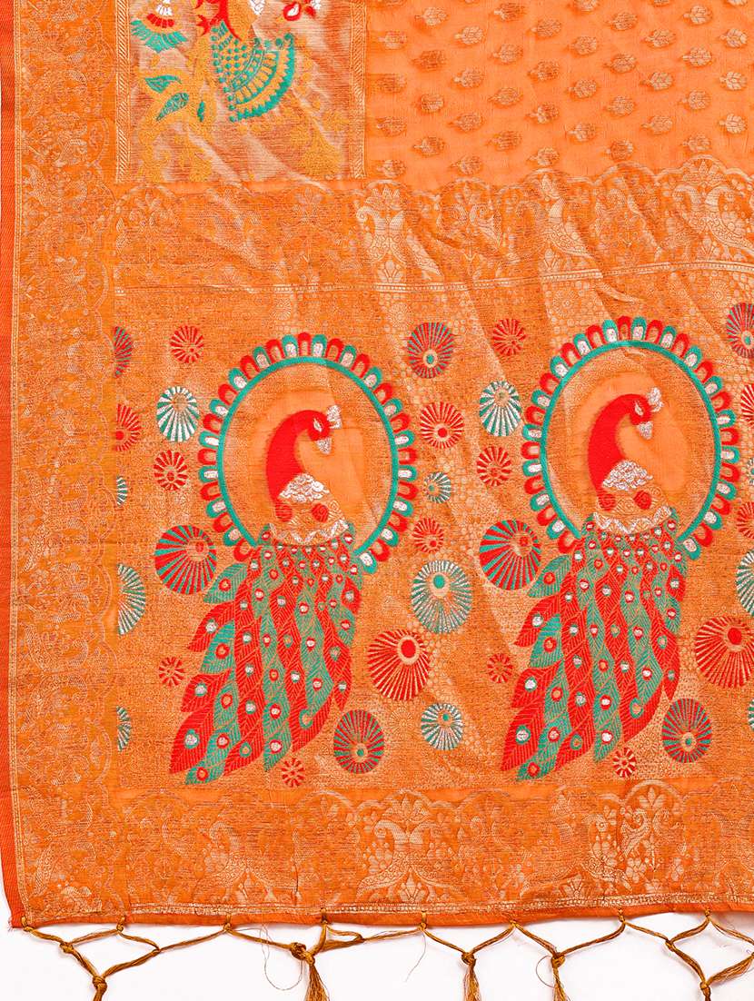 women self design paithani saree with blouse - 21933549 -  Standard Image - 3