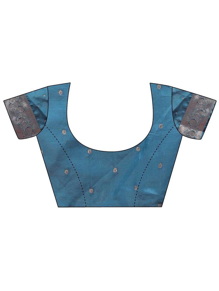 women self design banarasi saree with blouse - 21933553 -  Standard Image - 5