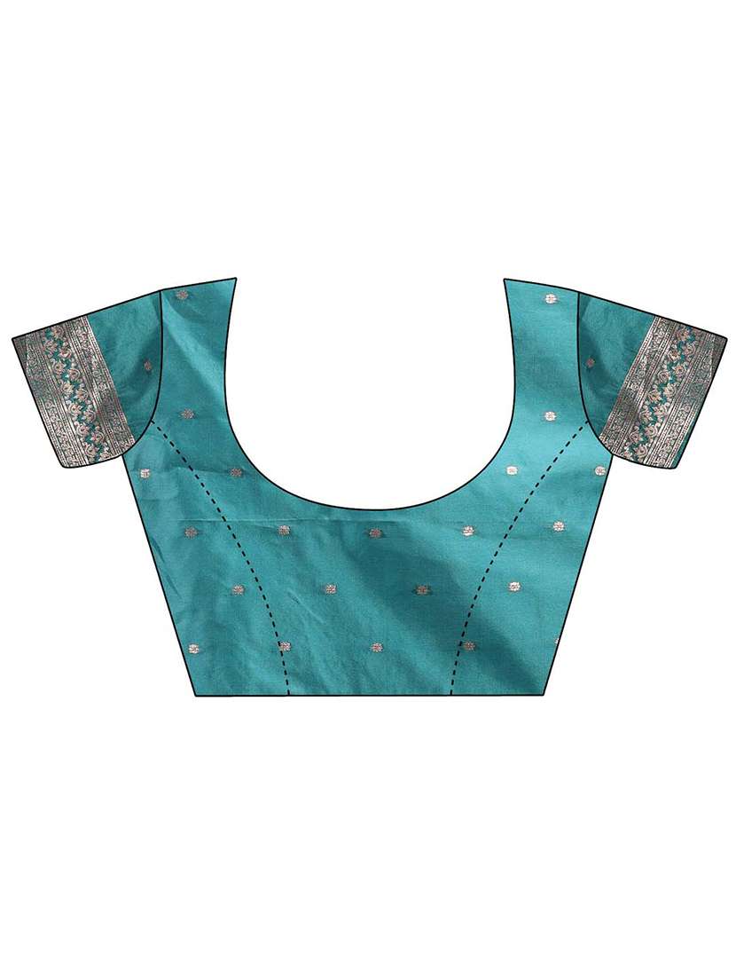 women self design banarasi saree with blouse - 21933564 -  Standard Image - 5