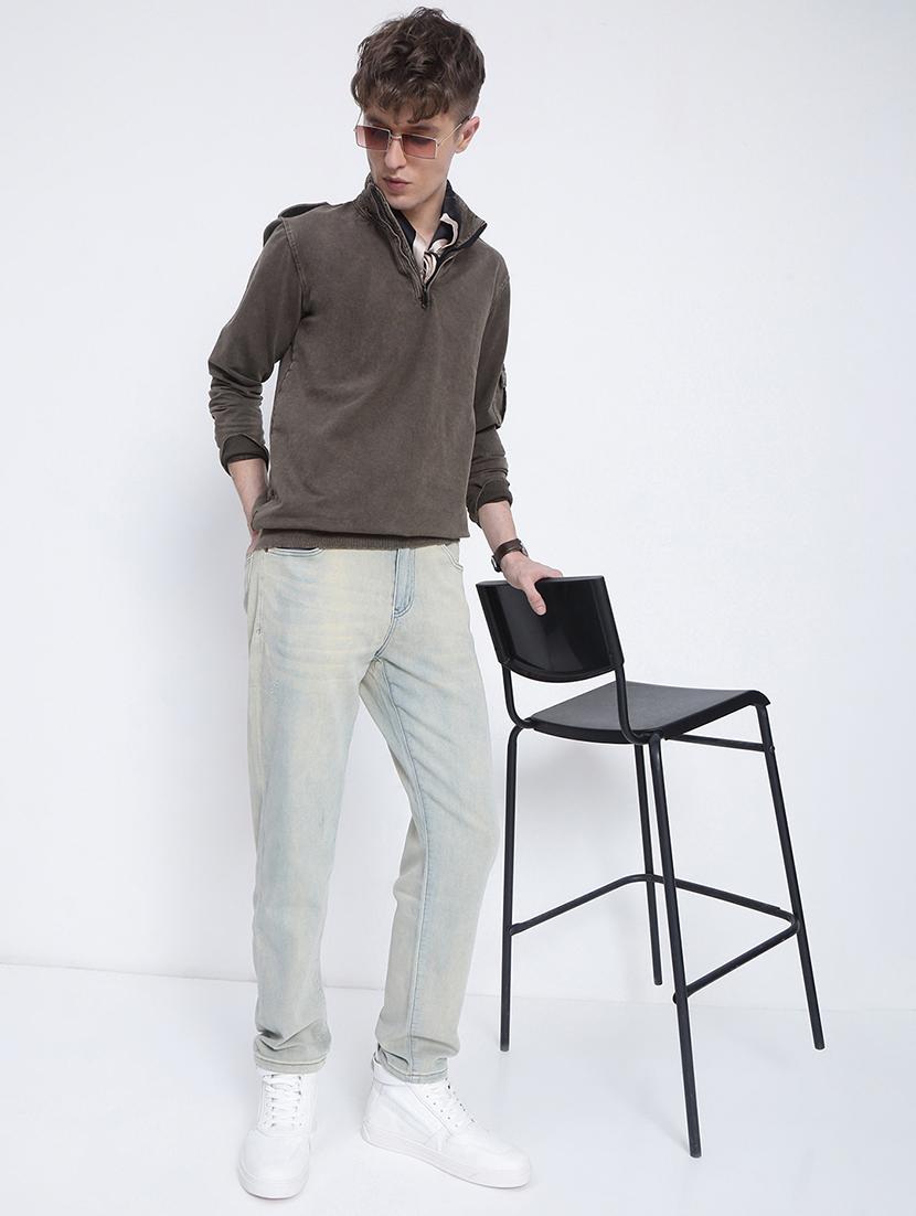 men solid long sleeve regular fit sweatshirt - 21933590 - Standard Image - 5