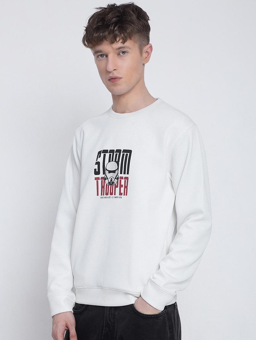 men printed long sleeve regular fit sweatshirt - 21933611 - Standard Image - 3