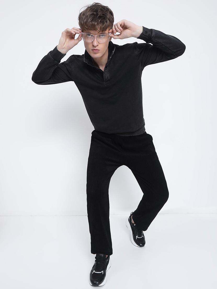 men solid long sleeve regular fit sweatshirt - 21933615 - Standard Image - 5
